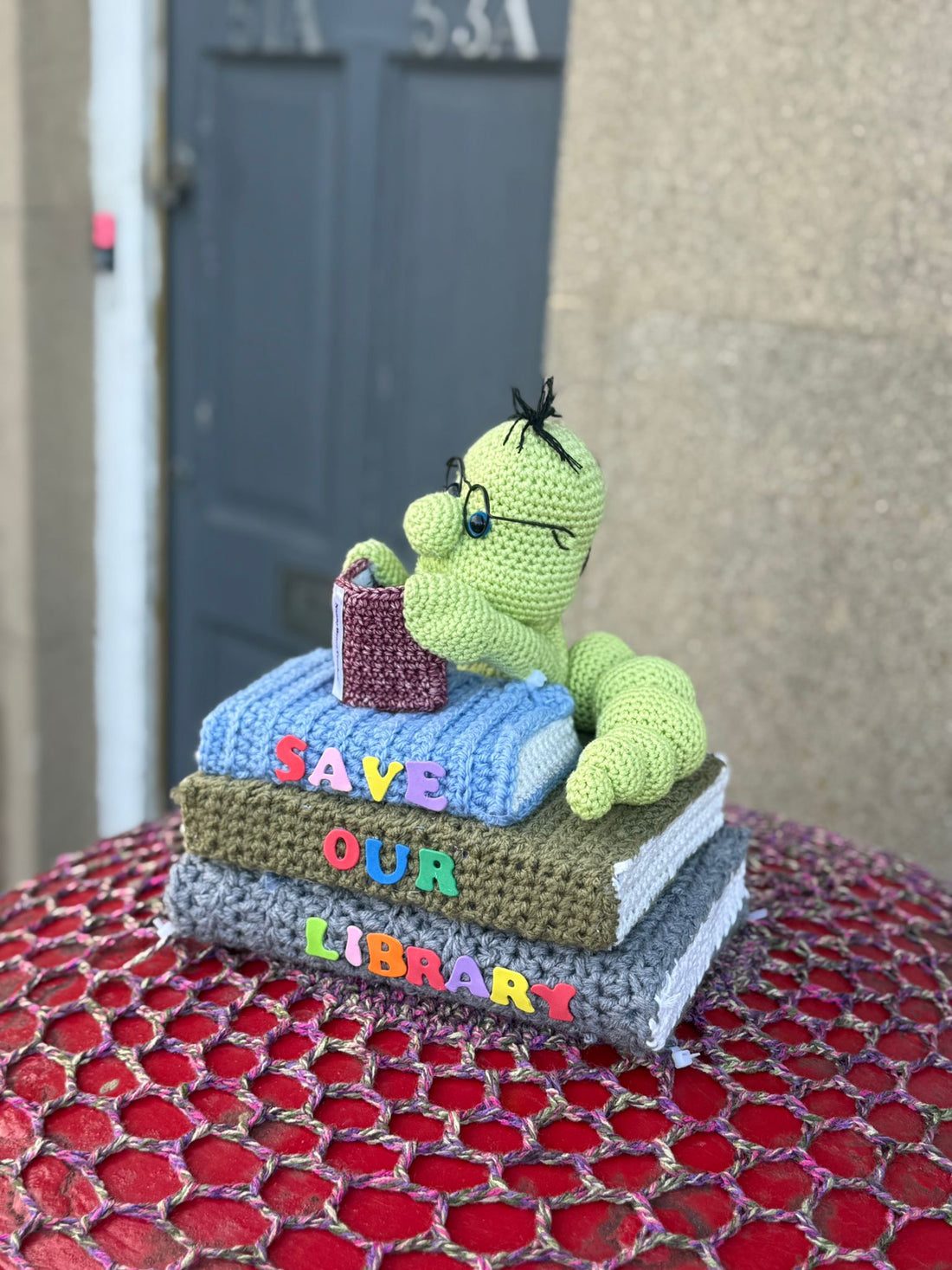Post Box Topper Magic in Rottingdean: A Creative Nod to the Save the Library Campaign