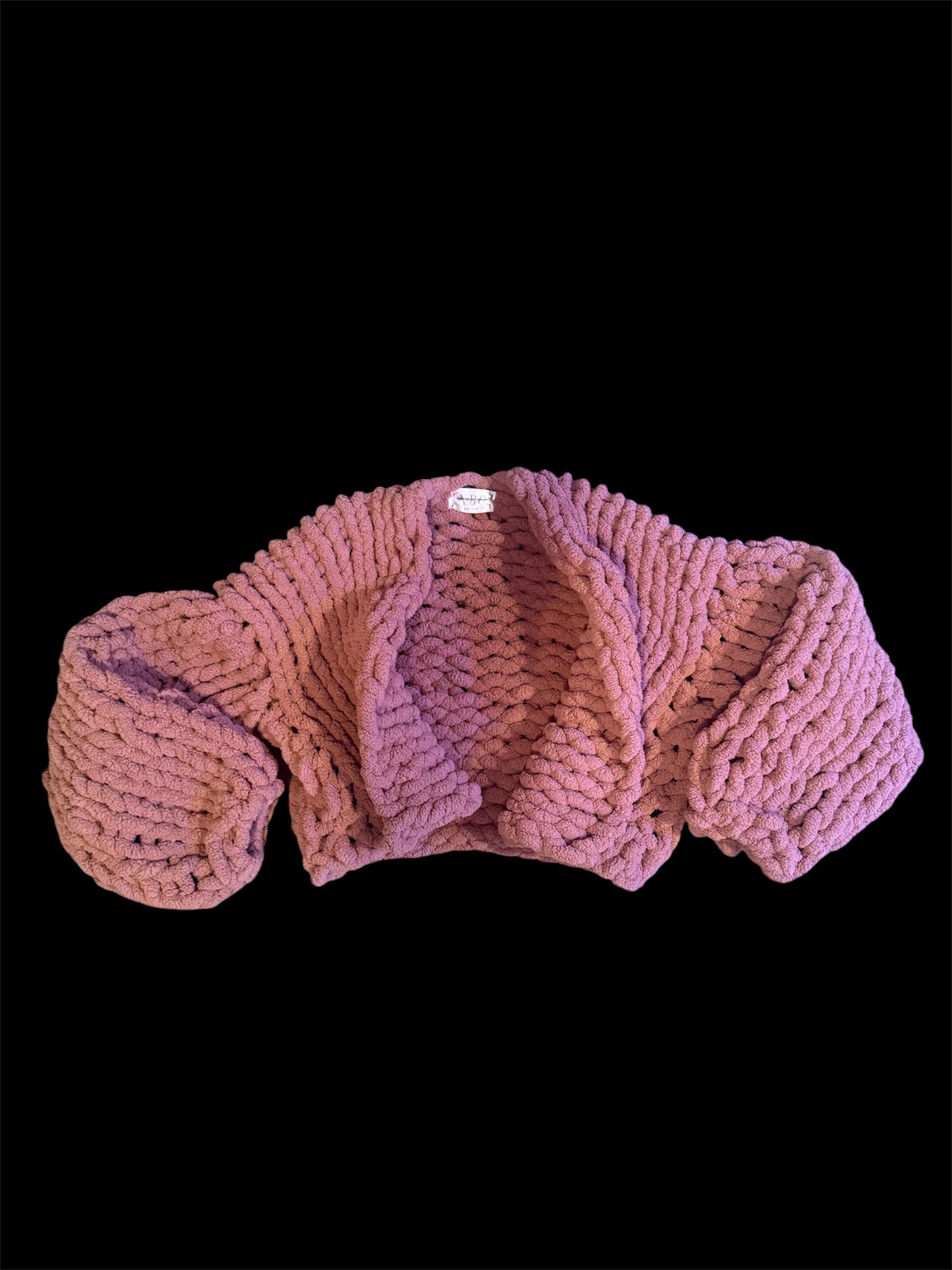 Jumbo Cosy Cardi - Solid colour