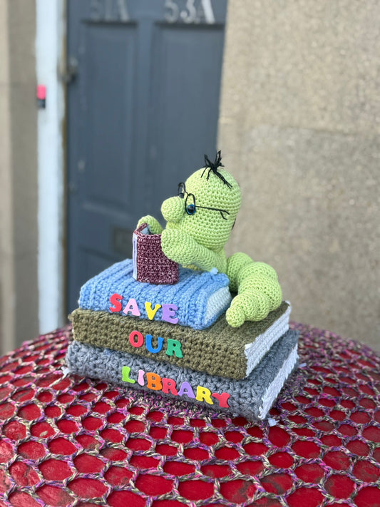 Post Box Topper Magic in Rottingdean: A Creative Nod to the Save the Library Campaign