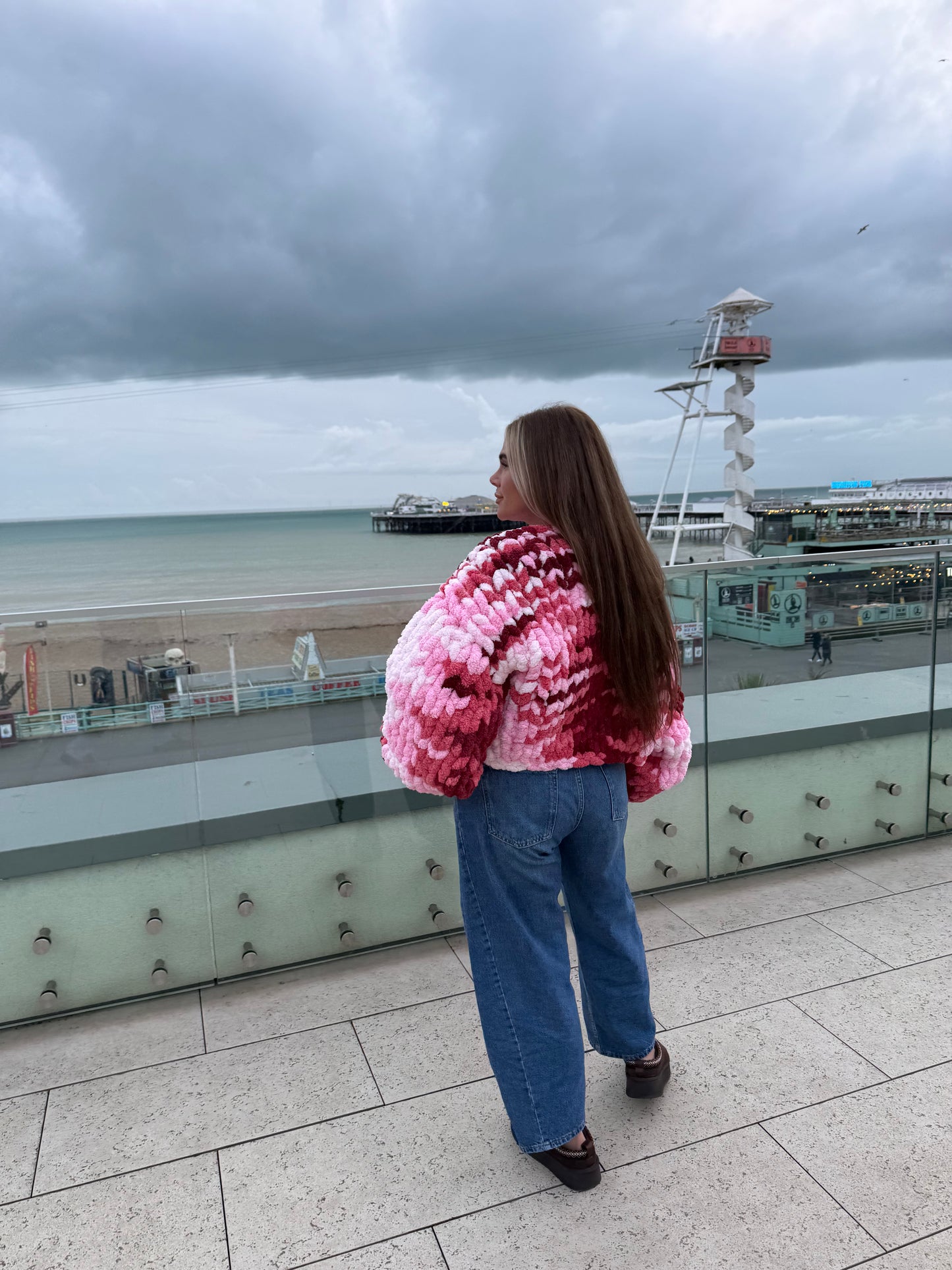 Jumbo Cosy Cardi - Love edition.