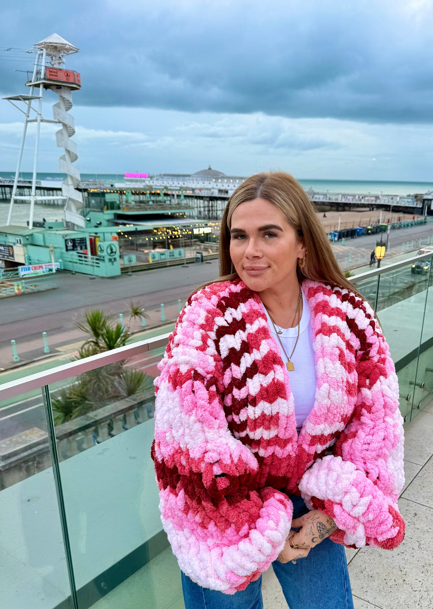 Jumbo Cosy Cardi - Love edition.